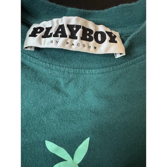 Playboy By Pacsun Mens Tshirt Green size Medium - Picture 3 of 7